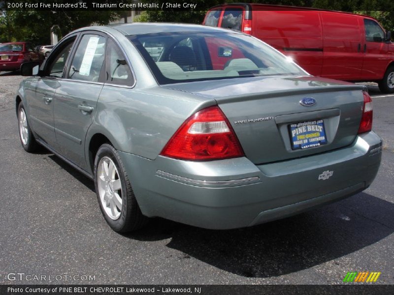 Titanium Green Metallic / Shale Grey 2006 Ford Five Hundred SE