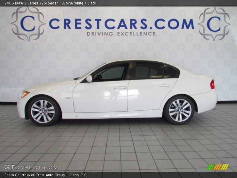 Alpine White / Black 2006 BMW 3 Series 325i Sedan