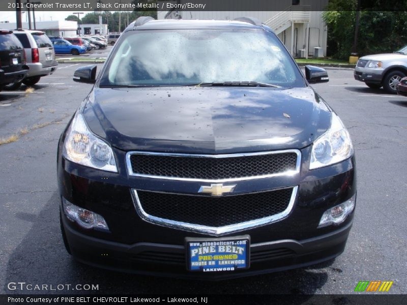 Black Granite Metallic / Ebony/Ebony 2011 Chevrolet Traverse LT
