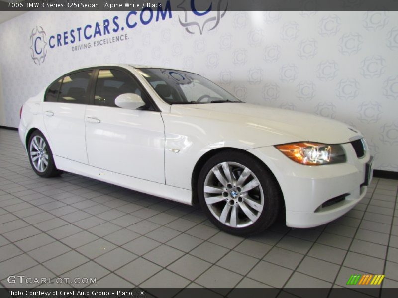 Alpine White / Black 2006 BMW 3 Series 325i Sedan