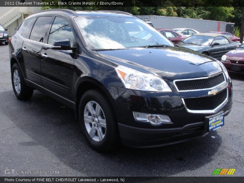 Black Granite Metallic / Ebony/Ebony 2011 Chevrolet Traverse LT