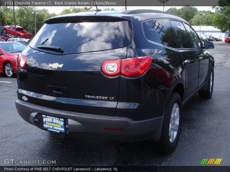 Black Granite Metallic / Ebony/Ebony 2011 Chevrolet Traverse LT