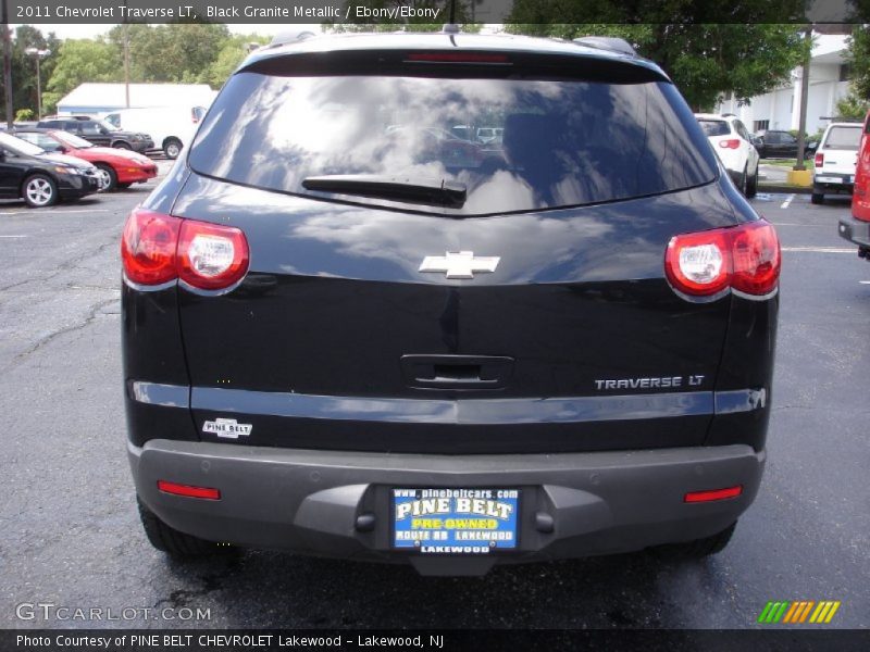 Black Granite Metallic / Ebony/Ebony 2011 Chevrolet Traverse LT