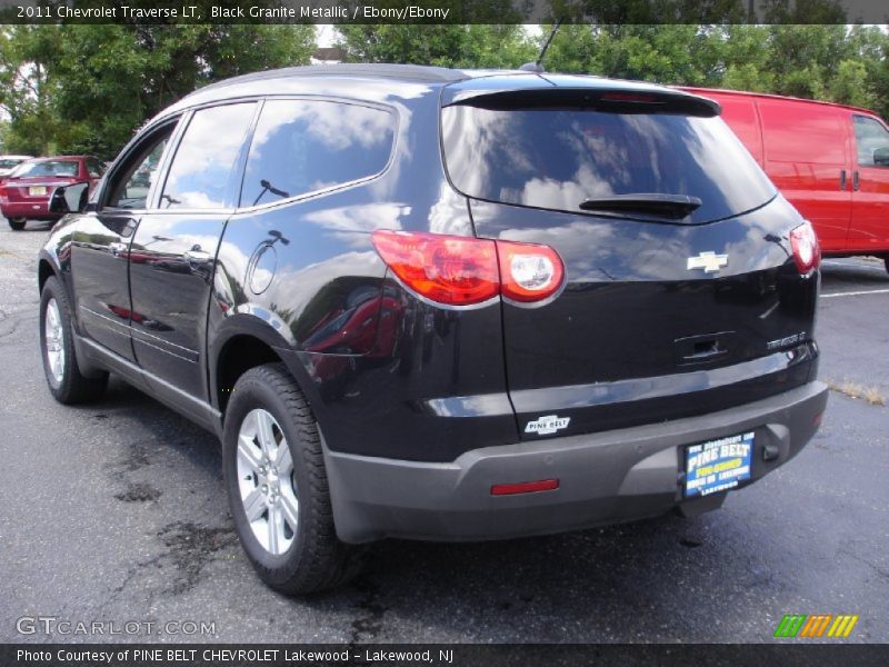 Black Granite Metallic / Ebony/Ebony 2011 Chevrolet Traverse LT