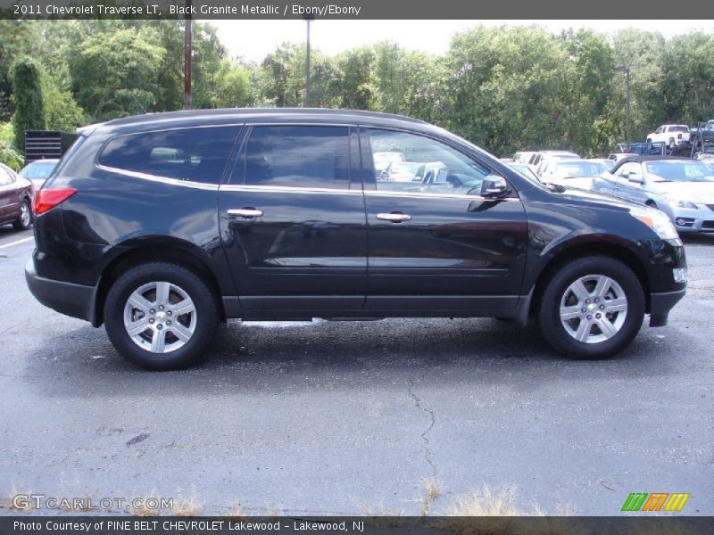 Black Granite Metallic / Ebony/Ebony 2011 Chevrolet Traverse LT