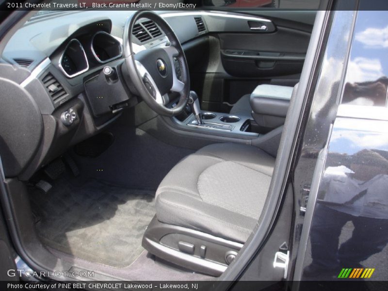 Black Granite Metallic / Ebony/Ebony 2011 Chevrolet Traverse LT