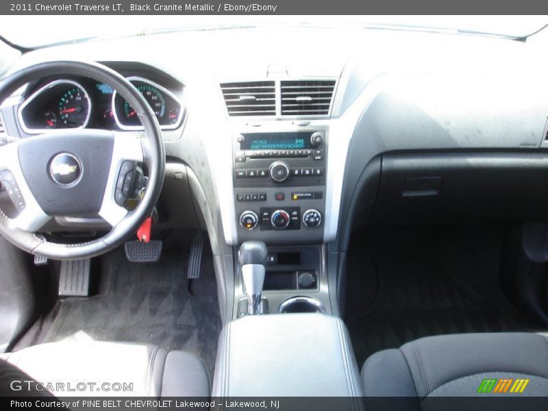 Black Granite Metallic / Ebony/Ebony 2011 Chevrolet Traverse LT