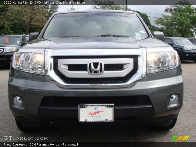 Nimbus Gray Metallic / Beige 2009 Honda Pilot EX 4WD
