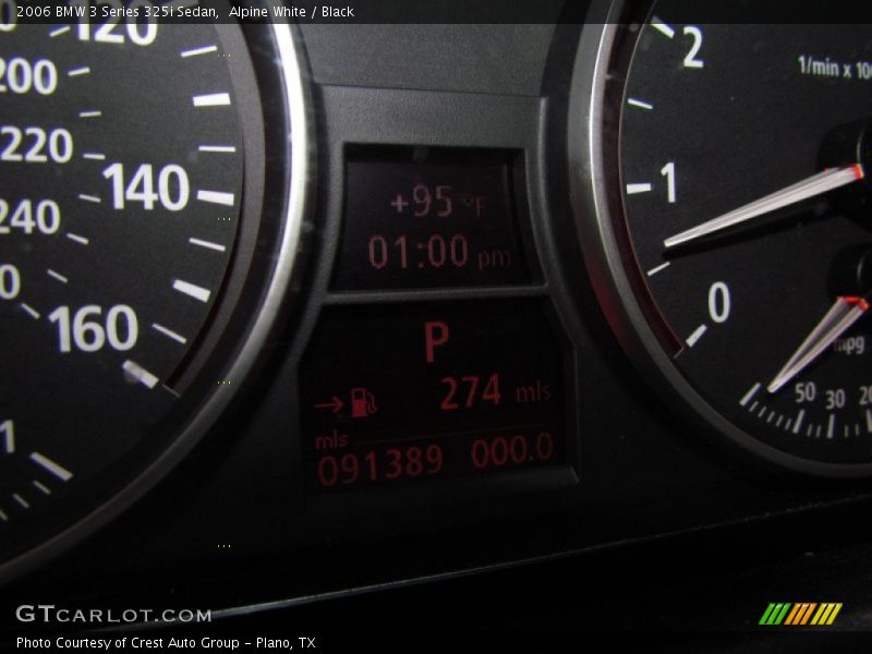 Alpine White / Black 2006 BMW 3 Series 325i Sedan