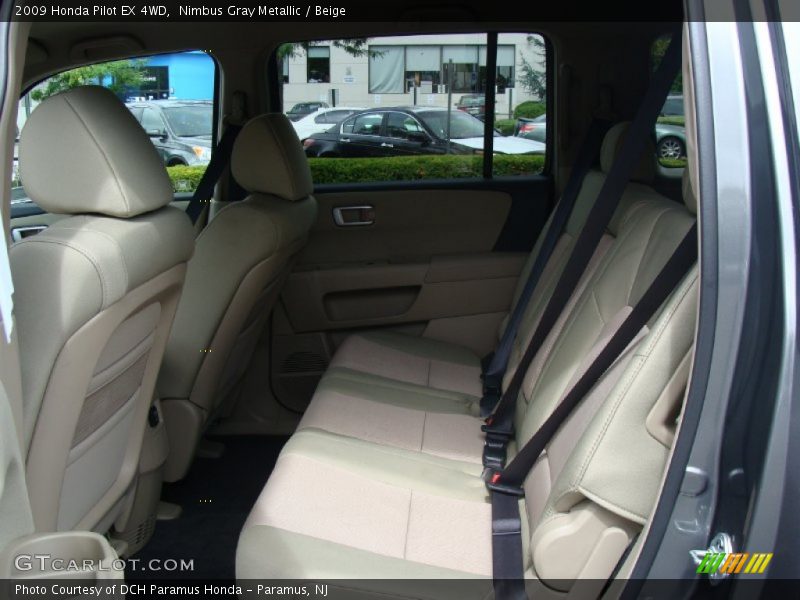 Nimbus Gray Metallic / Beige 2009 Honda Pilot EX 4WD