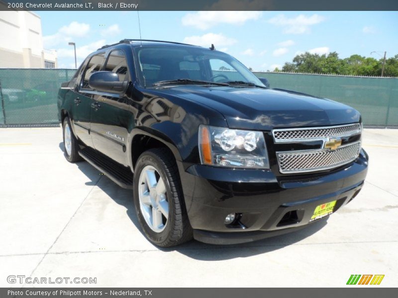 Black / Ebony 2008 Chevrolet Avalanche LT