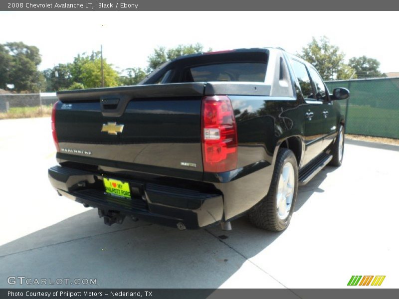Black / Ebony 2008 Chevrolet Avalanche LT