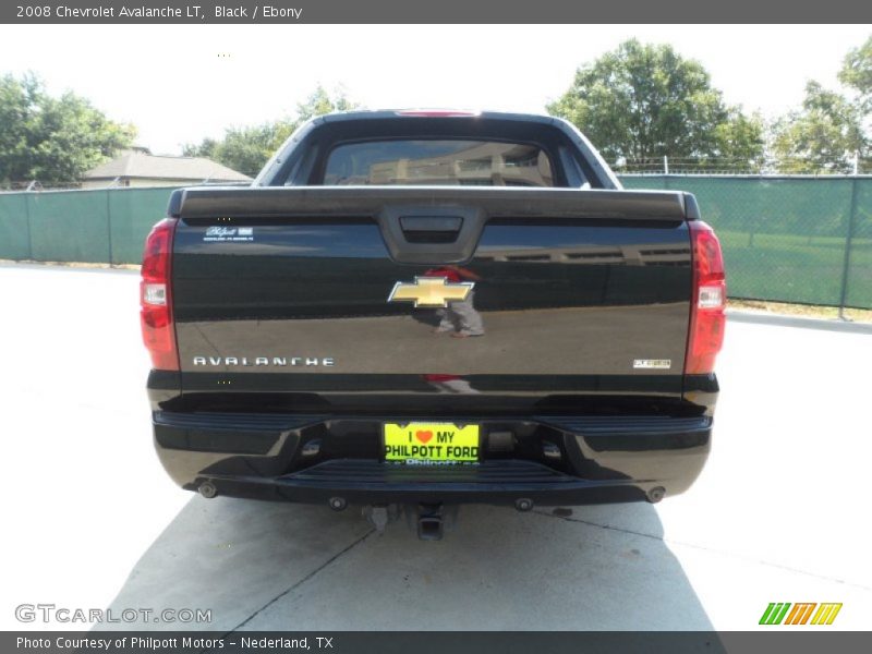 Black / Ebony 2008 Chevrolet Avalanche LT