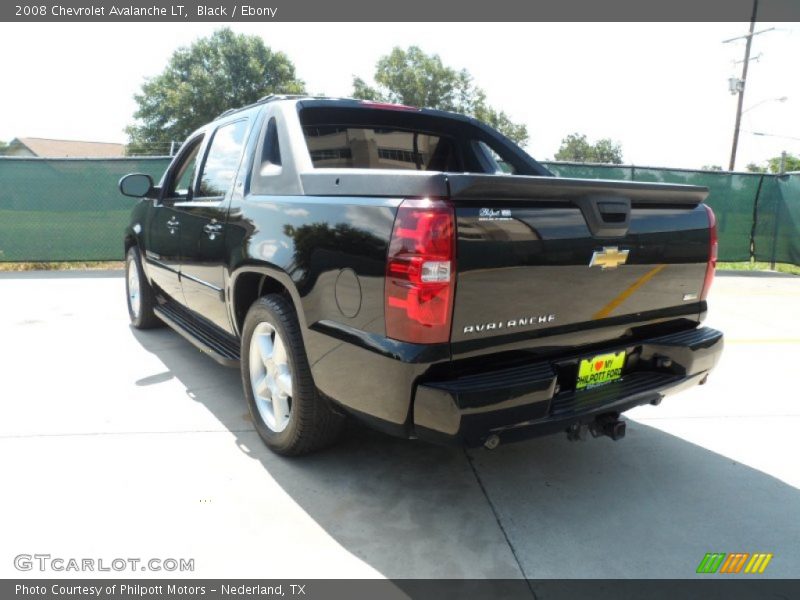 Black / Ebony 2008 Chevrolet Avalanche LT