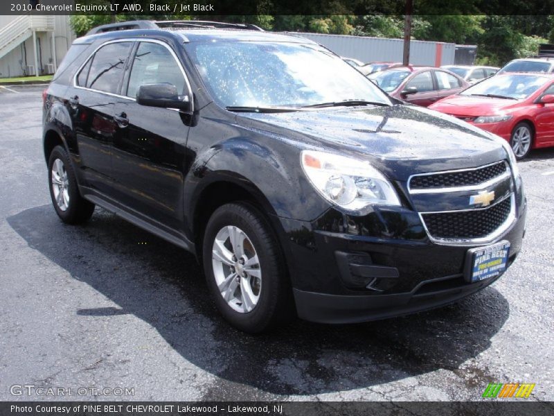 Black / Jet Black 2010 Chevrolet Equinox LT AWD