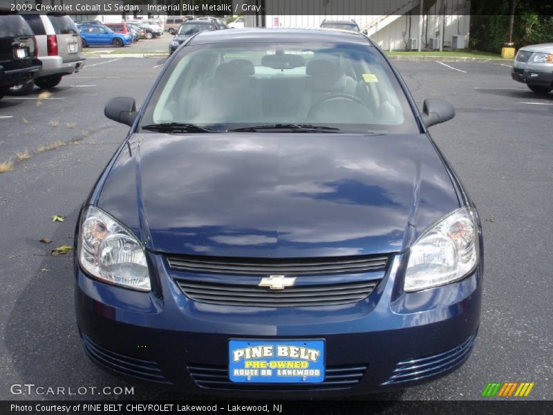 Imperial Blue Metallic / Gray 2009 Chevrolet Cobalt LS Sedan
