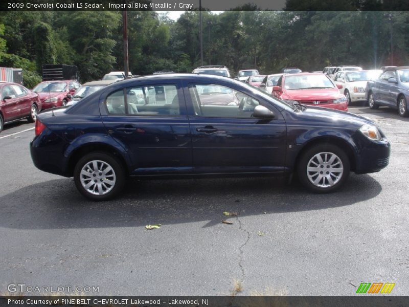 Imperial Blue Metallic / Gray 2009 Chevrolet Cobalt LS Sedan