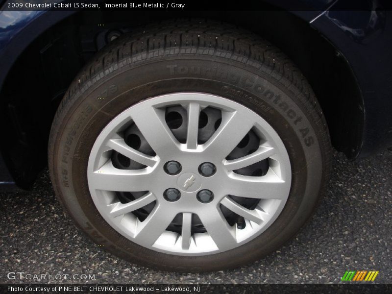 Imperial Blue Metallic / Gray 2009 Chevrolet Cobalt LS Sedan