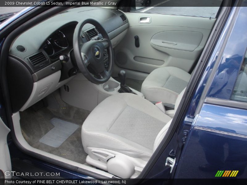 Imperial Blue Metallic / Gray 2009 Chevrolet Cobalt LS Sedan
