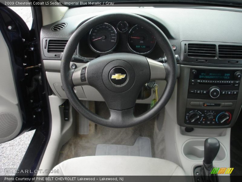 Imperial Blue Metallic / Gray 2009 Chevrolet Cobalt LS Sedan