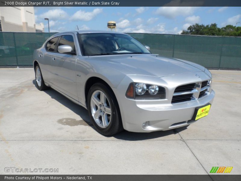Bright Silver Metallic / Dark Slate Gray 2008 Dodge Charger R/T