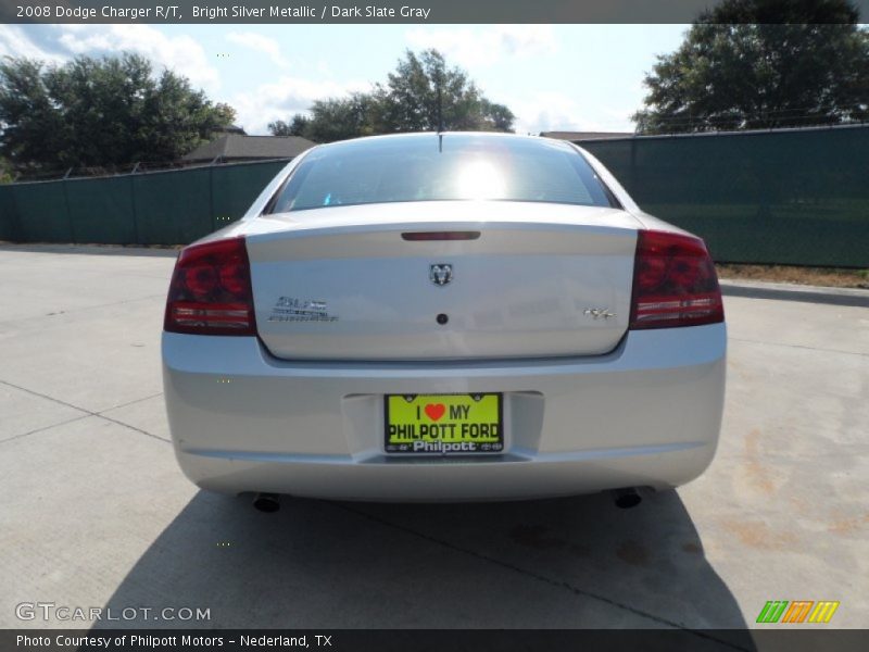 Bright Silver Metallic / Dark Slate Gray 2008 Dodge Charger R/T