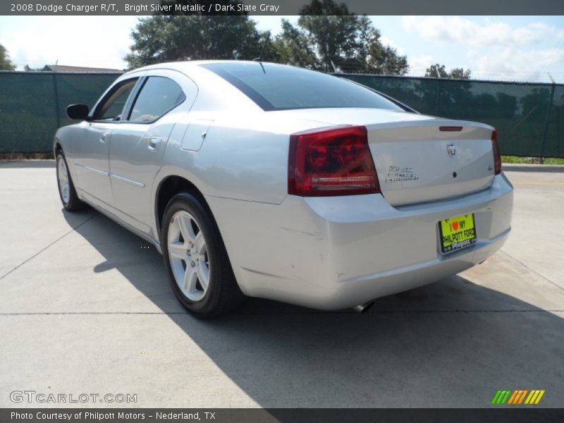 Bright Silver Metallic / Dark Slate Gray 2008 Dodge Charger R/T