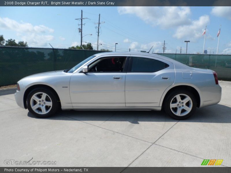 Bright Silver Metallic / Dark Slate Gray 2008 Dodge Charger R/T