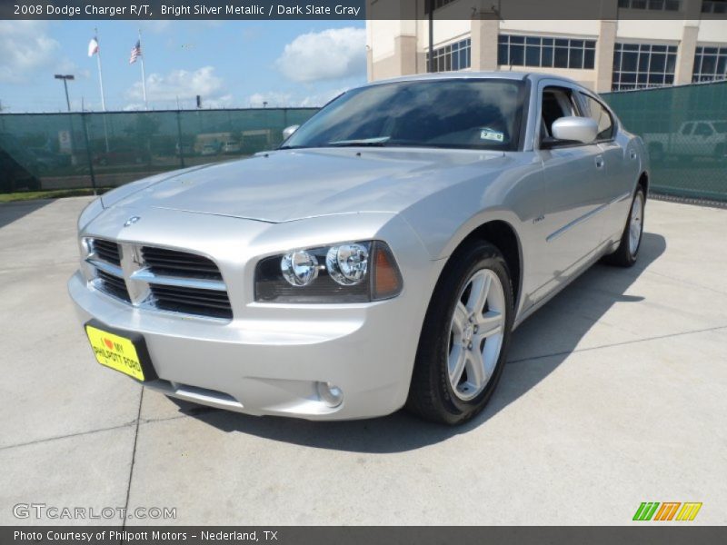 Bright Silver Metallic / Dark Slate Gray 2008 Dodge Charger R/T