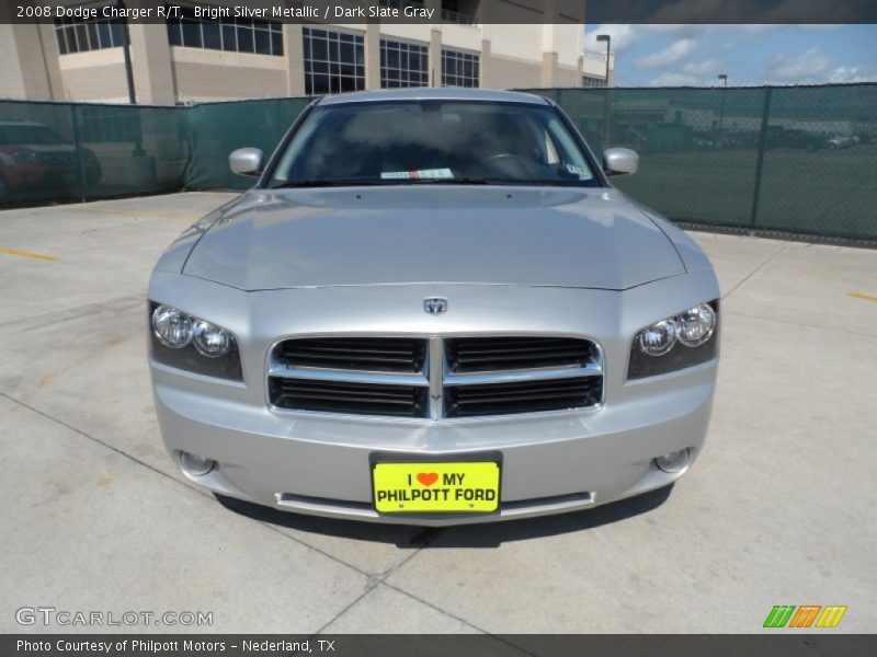 Bright Silver Metallic / Dark Slate Gray 2008 Dodge Charger R/T