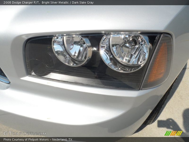Bright Silver Metallic / Dark Slate Gray 2008 Dodge Charger R/T