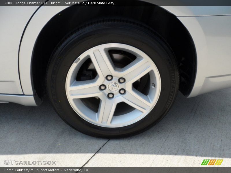 Bright Silver Metallic / Dark Slate Gray 2008 Dodge Charger R/T