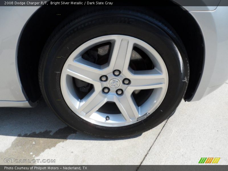 Bright Silver Metallic / Dark Slate Gray 2008 Dodge Charger R/T