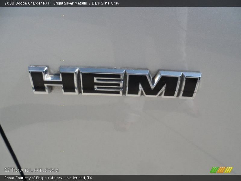Bright Silver Metallic / Dark Slate Gray 2008 Dodge Charger R/T
