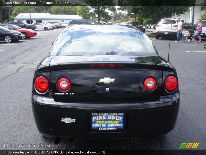 Black / Gray 2006 Chevrolet Cobalt LT Coupe
