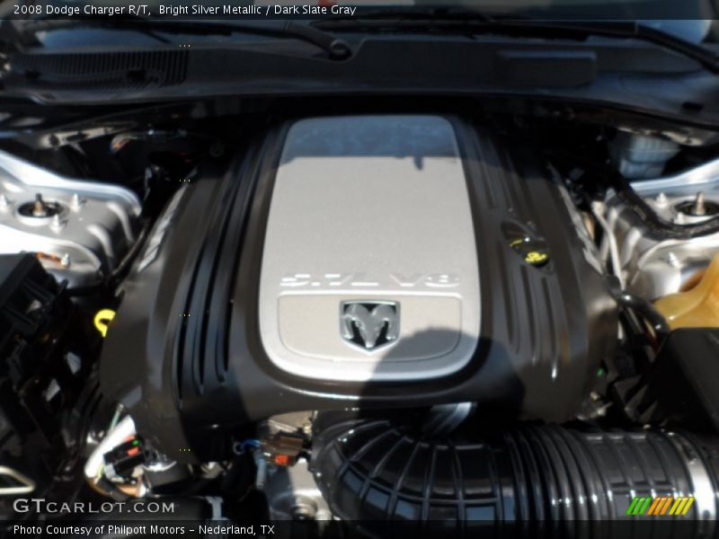 Bright Silver Metallic / Dark Slate Gray 2008 Dodge Charger R/T