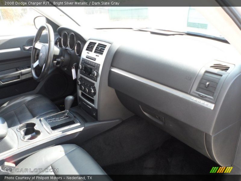 Bright Silver Metallic / Dark Slate Gray 2008 Dodge Charger R/T