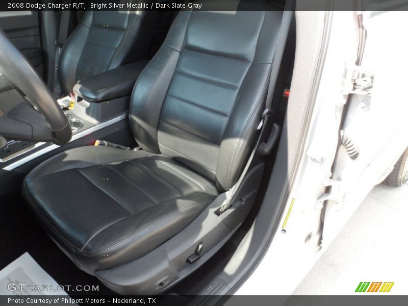 Bright Silver Metallic / Dark Slate Gray 2008 Dodge Charger R/T