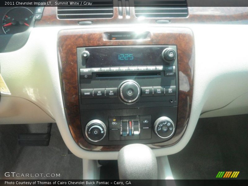 Summit White / Gray 2011 Chevrolet Impala LT