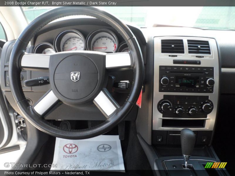 Bright Silver Metallic / Dark Slate Gray 2008 Dodge Charger R/T