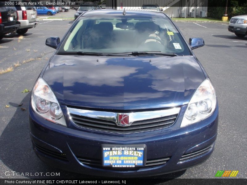 Deep Blue / Tan 2008 Saturn Aura XE