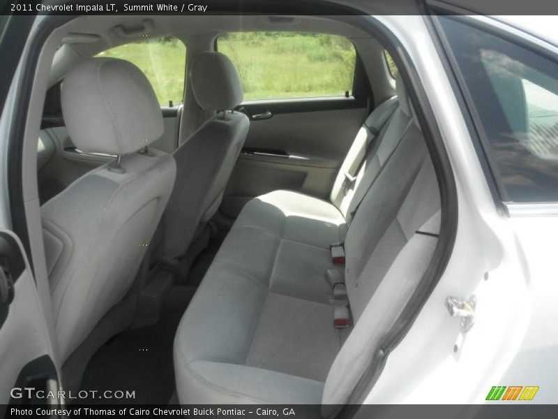 Summit White / Gray 2011 Chevrolet Impala LT