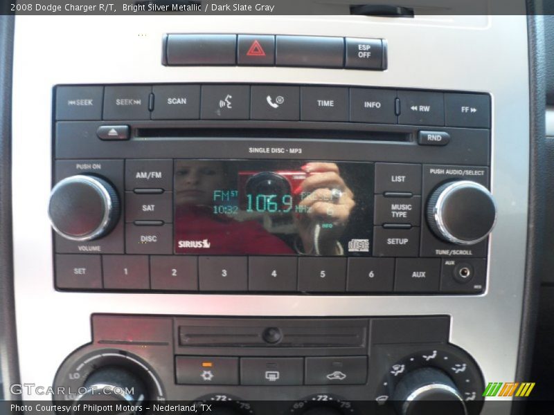 Bright Silver Metallic / Dark Slate Gray 2008 Dodge Charger R/T
