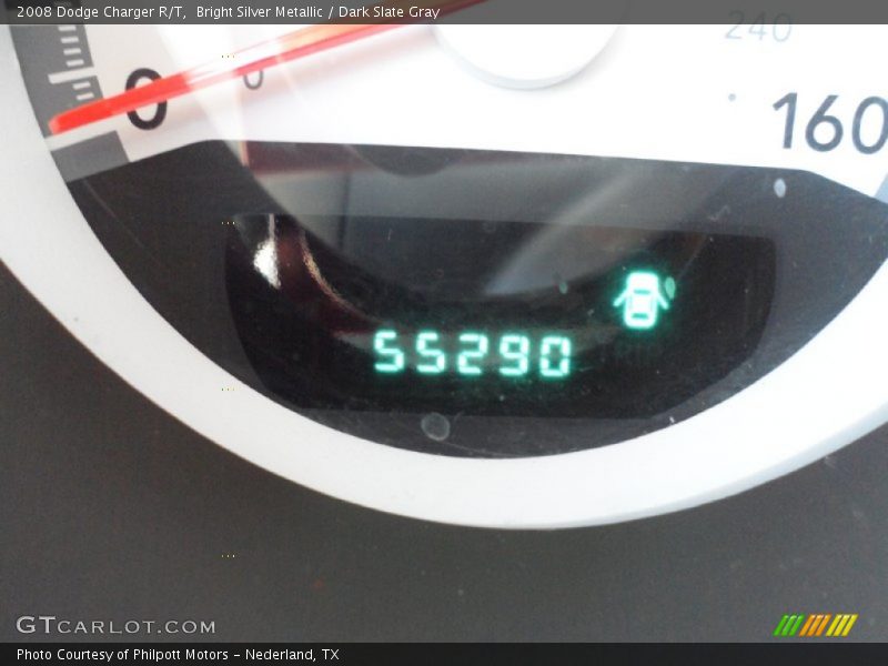 Bright Silver Metallic / Dark Slate Gray 2008 Dodge Charger R/T