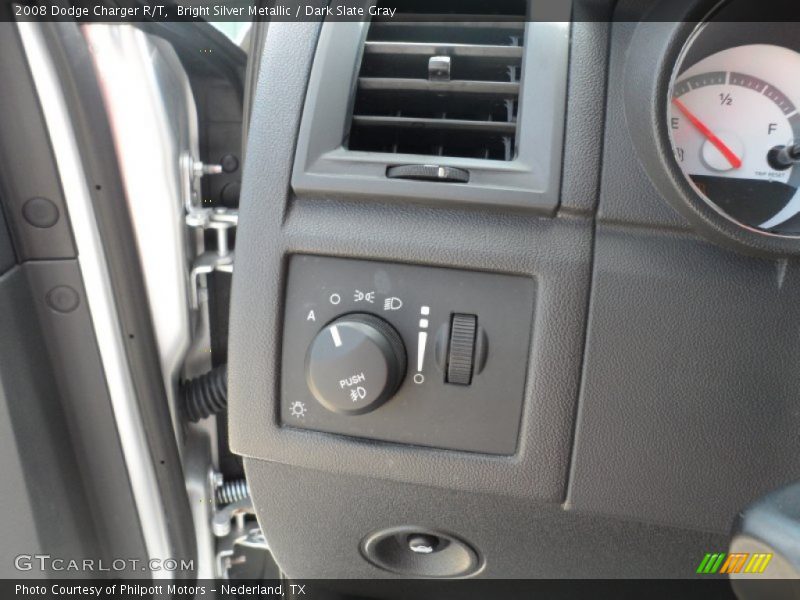 Bright Silver Metallic / Dark Slate Gray 2008 Dodge Charger R/T
