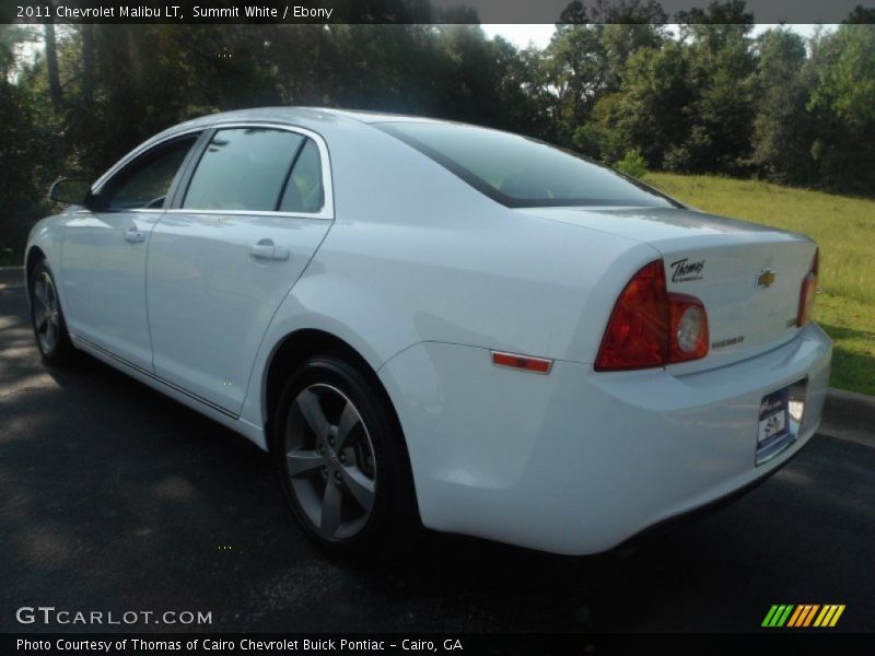 Summit White / Ebony 2011 Chevrolet Malibu LT