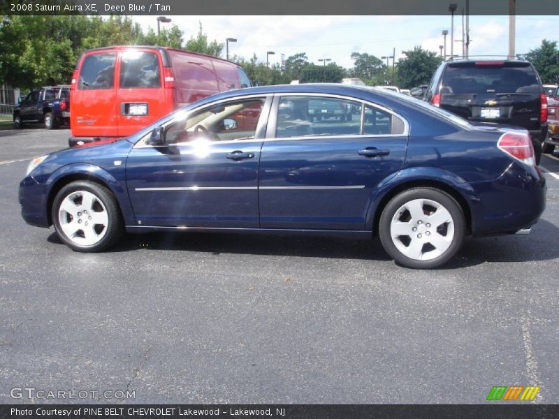 Deep Blue / Tan 2008 Saturn Aura XE