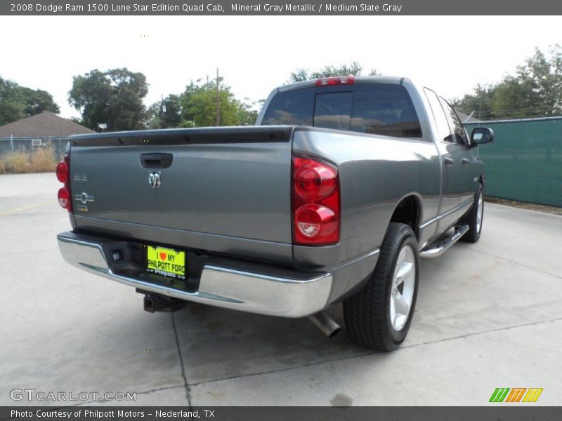 Mineral Gray Metallic / Medium Slate Gray 2008 Dodge Ram 1500 Lone Star Edition Quad Cab