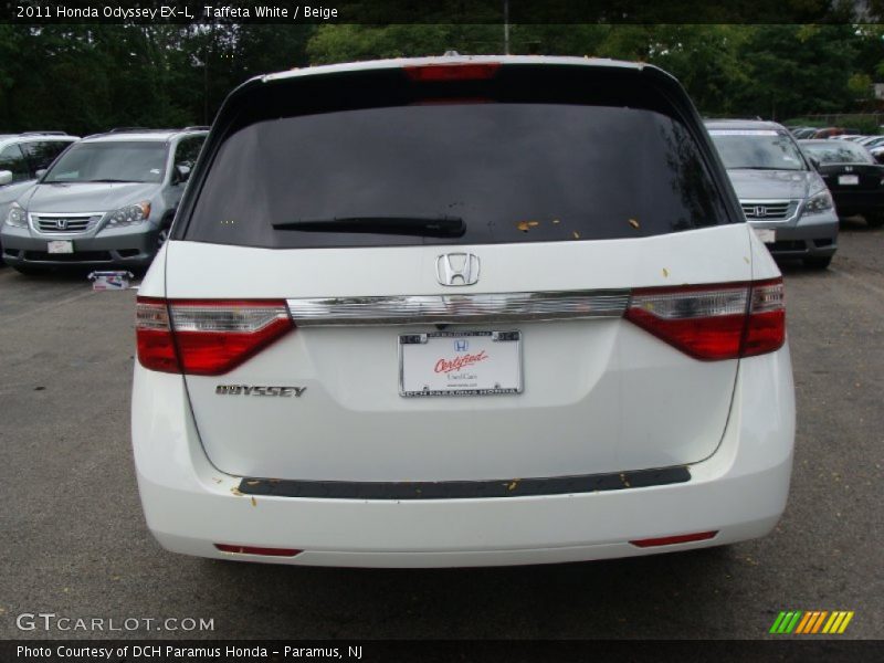 Taffeta White / Beige 2011 Honda Odyssey EX-L