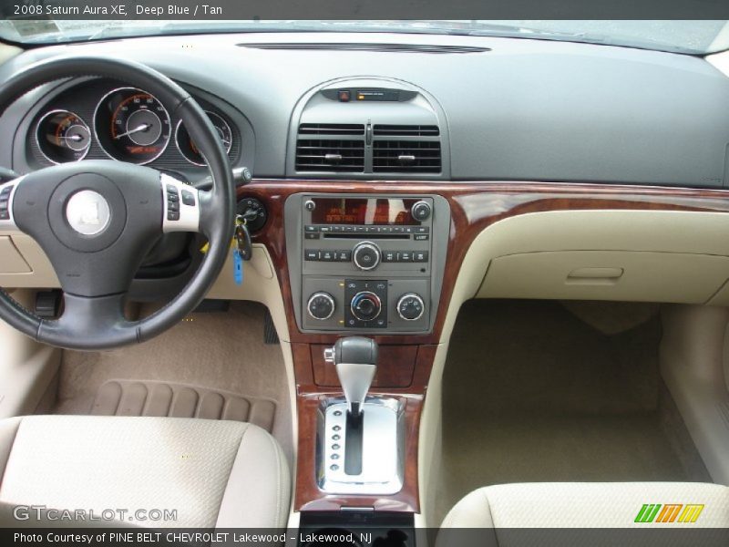 Deep Blue / Tan 2008 Saturn Aura XE